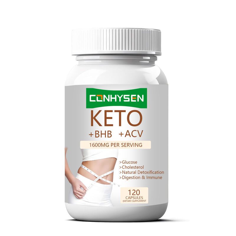 Private Label Keto+ACV+BHB Capsules met BHB & Appelciderazijn voor Gewichtsbeheersing, Energieboost, Focus, Vetverbrander