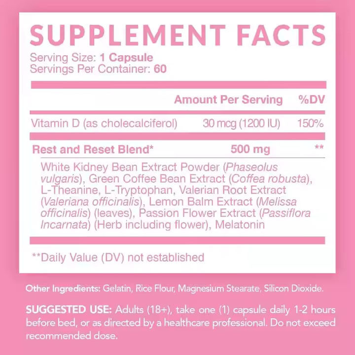 OEM/ODM Private Label Night Time Fat Burner White Kidney Bean Extract Boost Metabolisme Vrouw Support Spierherstel Capsules