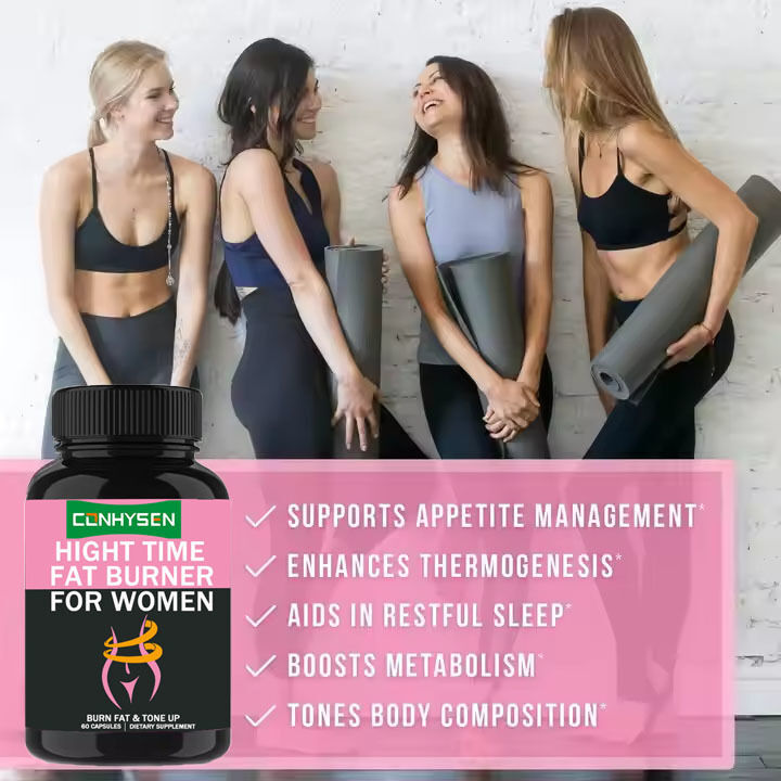 OEM/ODM Private Label Night Time Fat Burner White Kidney Bean Extract Boost Metabolisme Vrouw Support Spierherstel Capsules