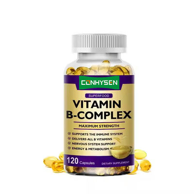 Private label Vitamine B Complex Softgels ondersteunen zenuwstelsel Multi Vitamine Gummies