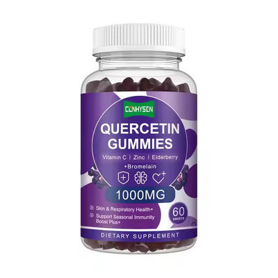 Private label Quercetine Supplement Gummies Met Vitamine C Immuun Ondersteuning