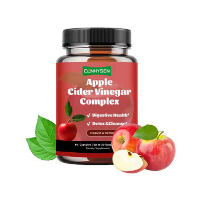 Gewichtsbeheersing Appelciderazijn Supplement Voedingscapsules Private Label Leverancier