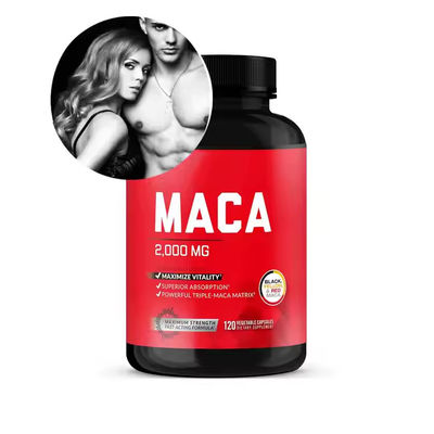 Kruiden Maca wortel mannelijke versterking capsules spiergroei maximaliseren aandrijving bij mannen