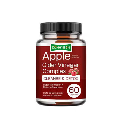 OEM Biologische Appel Azijn Supplementen Detox Reiniging Capsules bevorderen de spijsvertering