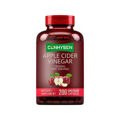 Op maat gemaakte ACV capsules voor gewichtsverlies, spijsverteringsdetox capsules voor gewichtsbeheersing