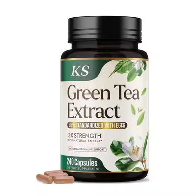 Gewichtsbeheersing Afslankingscapsules Groene thee Extract Antioxidant Immuunsupplement Leverancier
