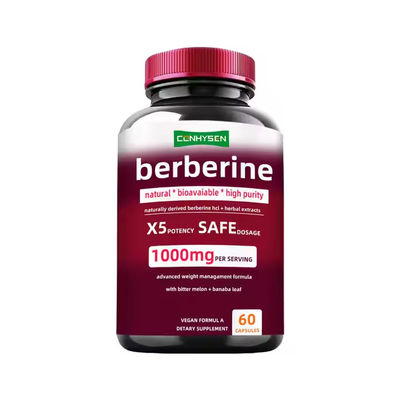 Hoge zuiverheid Berberine Capsules Potentie Plantenextract Immuunondersteunende middelen