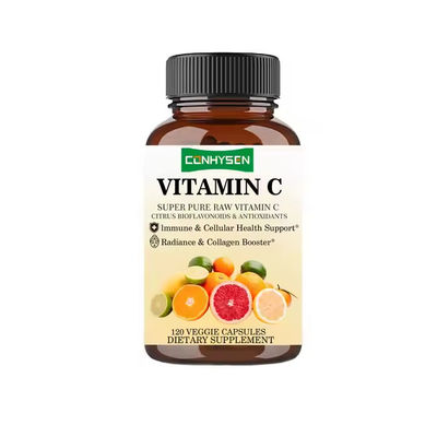 Vitamine C capsules 200 mg Immuunondersteuning Hart-Hersengezondheid