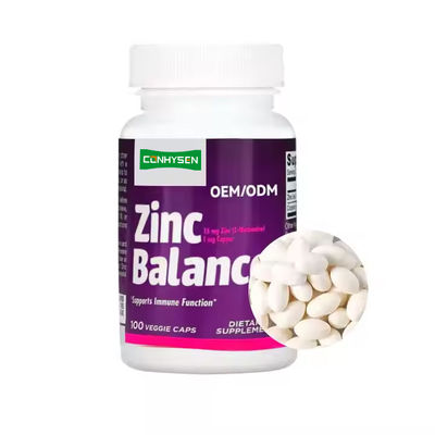 Gezondheid Ondersteunen Zink Balance Supplement Capsules Ondersteunen Immuunfunctie Dagelijks