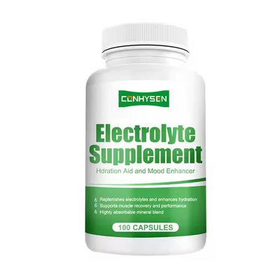 Elektrolytencapsules verbeteren hydratatie spierherstel supplement voor hardlopers
