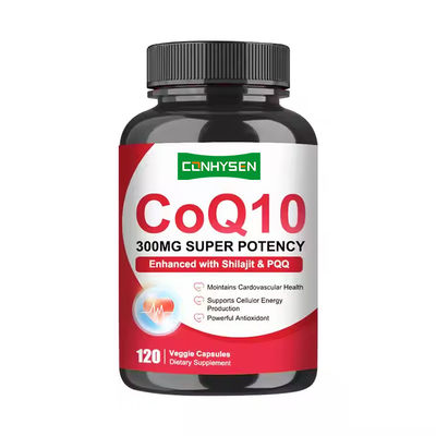 CoQ10 supplement capsules voor het handhaven van de cardiovasculaire gezondheid ondersteunt cellulaire energie