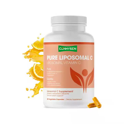 Pure liposomale vitamine C capsules ondersteunen haar, huid en nagels gezondheid voedingssupplementen