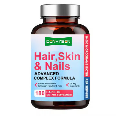 Haar Huid Nagels Capsules Rijk aan Multi Vitaminen Biotine Supplement Capsules OEM Logo