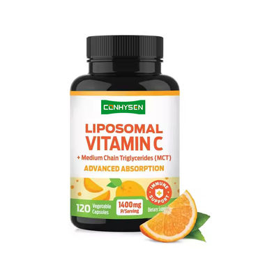 Liposomale vitamine C capsules versterken de immuniteit Gemakkelijk slikken 1400mg fabrikant