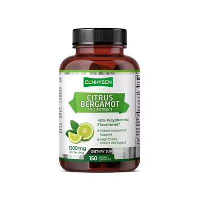 Citrus Bergamot capsules 1200 mg per portie Supplement ondersteunt de algehele gezondheid van het hart