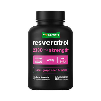 Groene thee supplement capsules organische resveratrol capsules ondersteunt hart gezondheid OEM