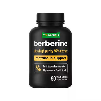 OEM ODM Berberine Capsules Plantenextract Supplement Capsules Ondersteunen Gastrointestinale Darmgezondheid