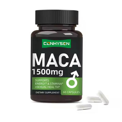 Gepaste smaak mannelijke versterking capsules Maca wortel voedingssupplement biedt uithoudingsvermogen