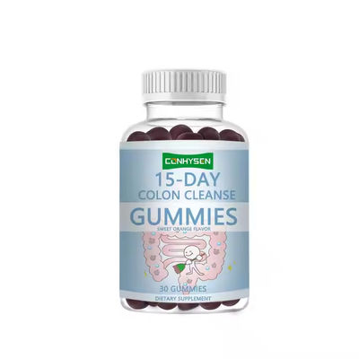 15 Dag Colon Cleanse Gummies Kalmeren opgeblazenheid Verlichten constipatie Supplement leverancier
