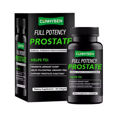 OEM Saw Palmetto Prostate Softgels voor mannen bevordert de gezondheid van de urine-stroom