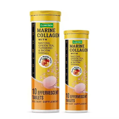 Maritiem collageen effervescent tabletten Biotine Supplement Ondersteuning Versterkt huidgezondheid