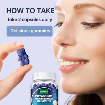 Magnesium en kalium gummies bevorderen botvorming 2,5-3 g/gummy