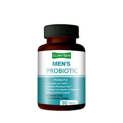 Probiotica capsules voor mannen verminderen een opgeblazen gevoel en gasvorming voor een gezondheidsproduct