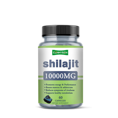 Shilajit Capsules Vermindert Symptomen van Vermoeidheid met 100% Zuivere Ingrediënten 60 Capsules