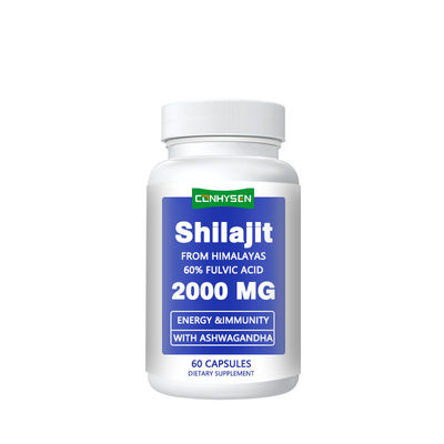 100% Natuurlijke Himalaya Shilajit Capsules Ondersteunen Energie- en Immuunfunctie