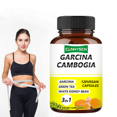 Fabriekslevering Garcinia Cambogia capsules 3-in-1 Premium ingrediënten verhogen de energieproductie