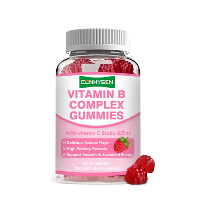 Vitamine B Complex Gummies Hoge Potentie B12 voor Duurzame Energie Immuun Ondersteuning Gezondheidssupplementen