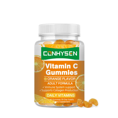 OEM Immuunversterkende Halal Gummy Energie Versterken Verbeter Spijsvertering Vitamine C Gummies Snoep