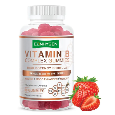 Private Label Vitamine Supplement Vegan Suikervrije Vitamine B Complex Gummies