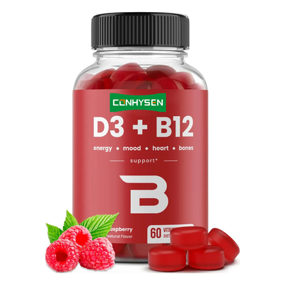 Supplement Bulk Vitamine B12 Gummies Snoep Ondersteuning Hart Vitamine D3 Gummies