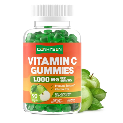 OEM huidverwittering Volwassen vitamine C supplement voor kind 1000 mg Vitamine C Gummies
