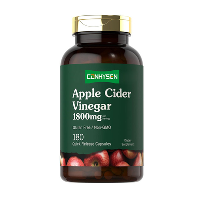 OEM Private Label Body Slimming ACV Pillen Supplement Met Vitamine & Zink Organische Appelciderazijn Capsules