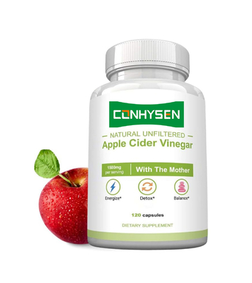Appelciderazijn Capsule Die Helpt Energie te Verbeteren Ondersteunt de Immuunfunctie Bevordert de Spijsvertering en Helpt bij Gewichtbeheersing voor Vrouwen
