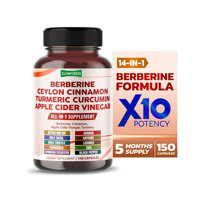 Premium Appelciderazijn Detox Capsules met Spijsverteringsenzymen Ondersteunt Metabolisme Gewichtsbeheersing Darmgezondheid