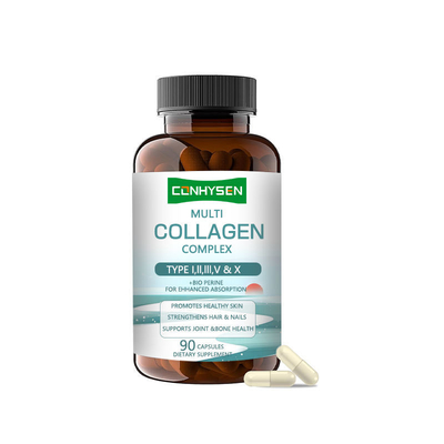 Fabriekslevering Multi Collageen Complex Capsules Voedingssupplement voor Versterking van Haar & Nagels