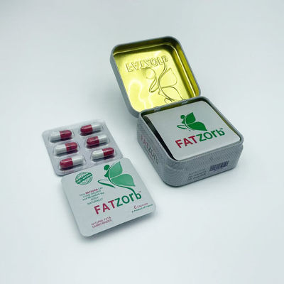 Afslankingscapsule IJzer doos Fatzorb Appetitsuppressant Capsule Fabriek directe verkoop