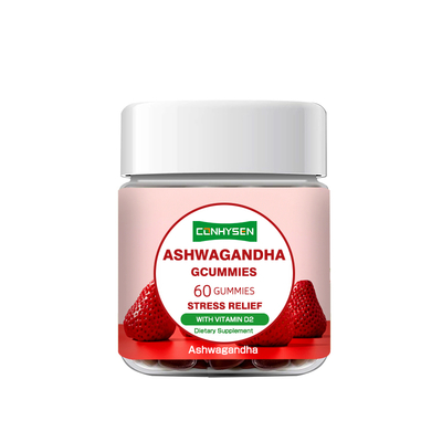 Ashwagandha Gummies voor Geheugen, Focus en Stressverlichting