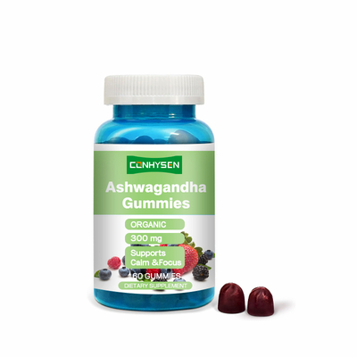 OEM Ashwagandha Gummies 300mg voor Stressverlichting & Focus