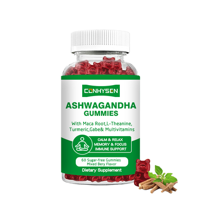 Groothandel Prijs Ashwagandha Gummies Verbetert Schildklierfunctie