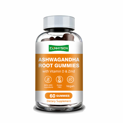 Groothandelsprijs Ashwagandha Gummies Stressbeheer Cortisolregulatie