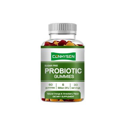 OEM Probiotische Gummies 5B CFU voor Darmgezondheid Custom Flavor
