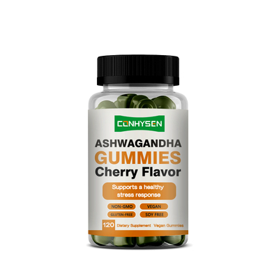 Ashwagandha Gummies 60ct met vitamine D2 voor immuunsysteemondersteuning