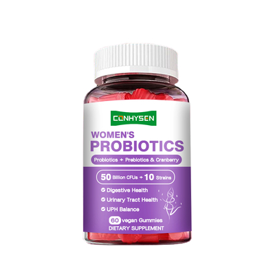 Fabriek van probiotica gummies voor vrouwen met eigen merk, behoudt de pH-balans