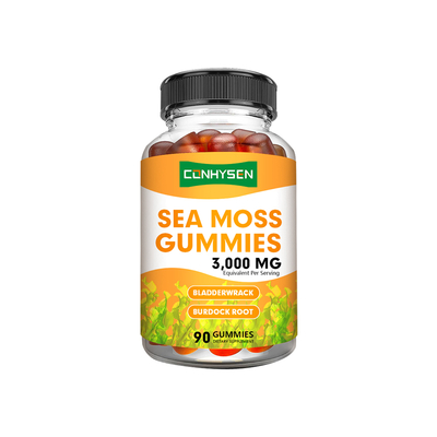 Sea Moss Gummies 3000mg with Burdock Enhance Immunity Detox OEM/ODM Custom