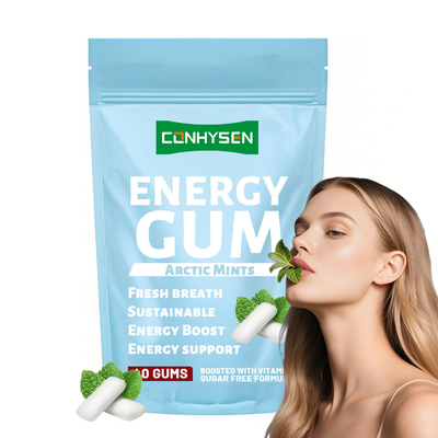 Fabriek Aanpassing Energie Kauwgom Frisse Adem Energie Boost Tabletten