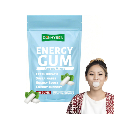 Fabriek Energie Ondersteuning Help voorkomen van gaatjes Energie Gum Custom Label